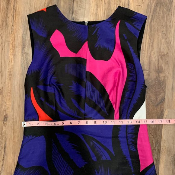 Diane Von Furstenberg Yvette Floral Sateen Dress - Picture 4 of 7